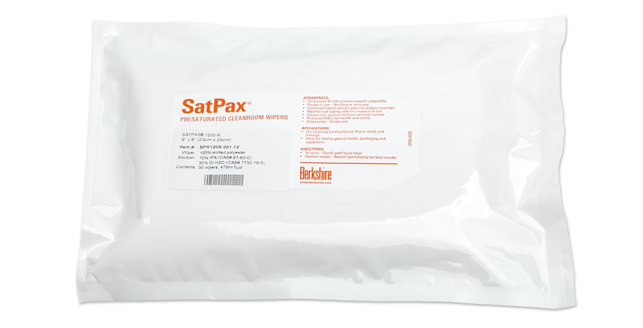 Berkshire SatPax 1200-R Wipes