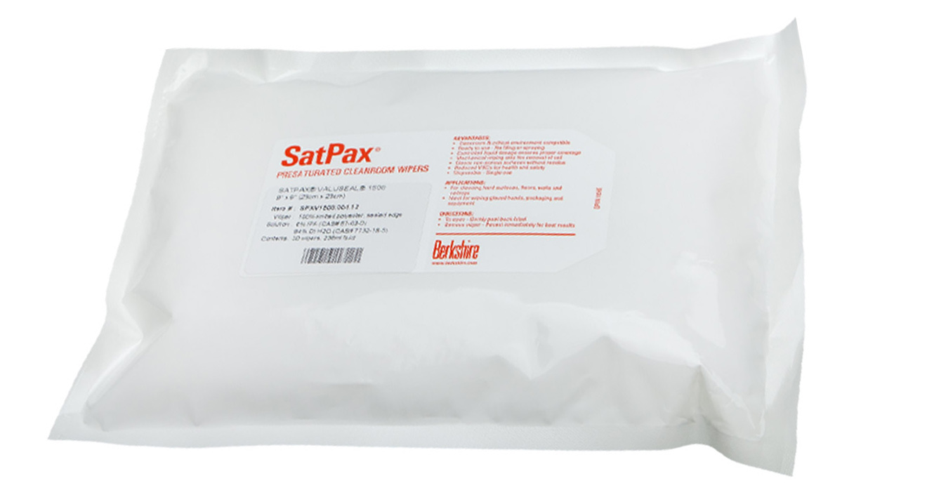 Berkshire SatPax ValuSeal 1500 Wipes