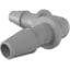 Eldon James Equal 90 Degree Elbow Fitting in gray Kynar