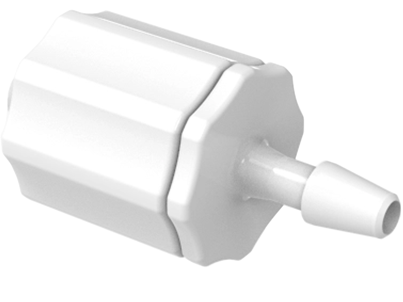 Eldon James Male Luer Lock and Nut Assembly