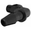 Eldon James Tapered Threaded Elbow Fitting in black