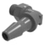 Eldon James UNF Threaded Elbow Fitting in PVDF