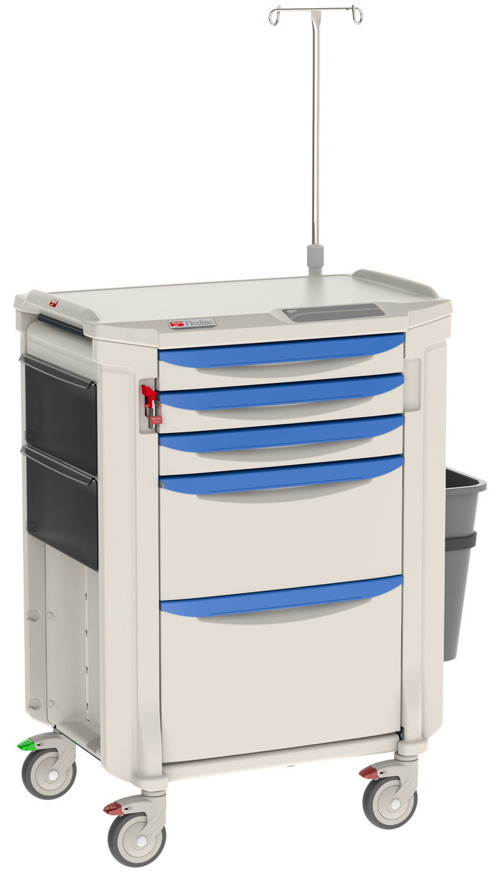 Metro FLMAGNT Flexline Malignant Hyperthermia Cart