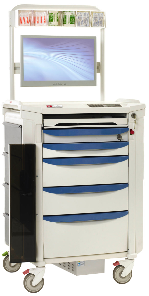 Metro FLXANES-KLIFE Flexline Computerized Anesthesia Cart