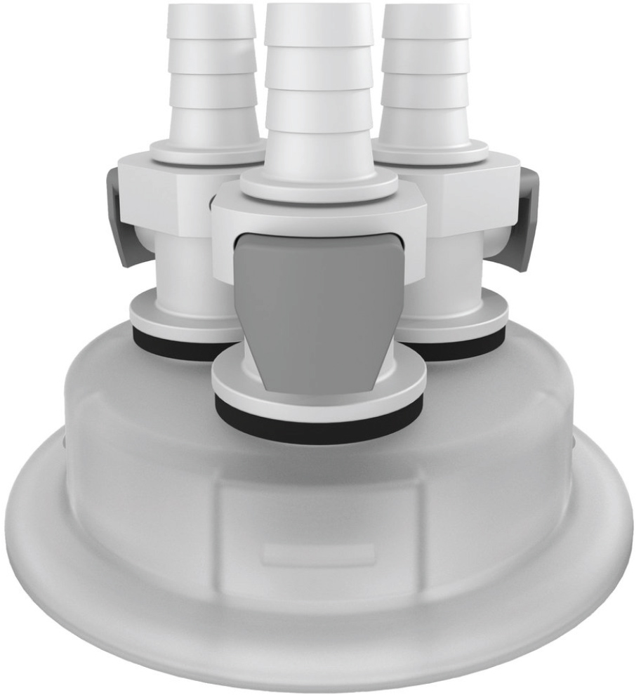 Foxx Life Sciences 83B VersaCap Hose Barb Adapter with Quick Connect