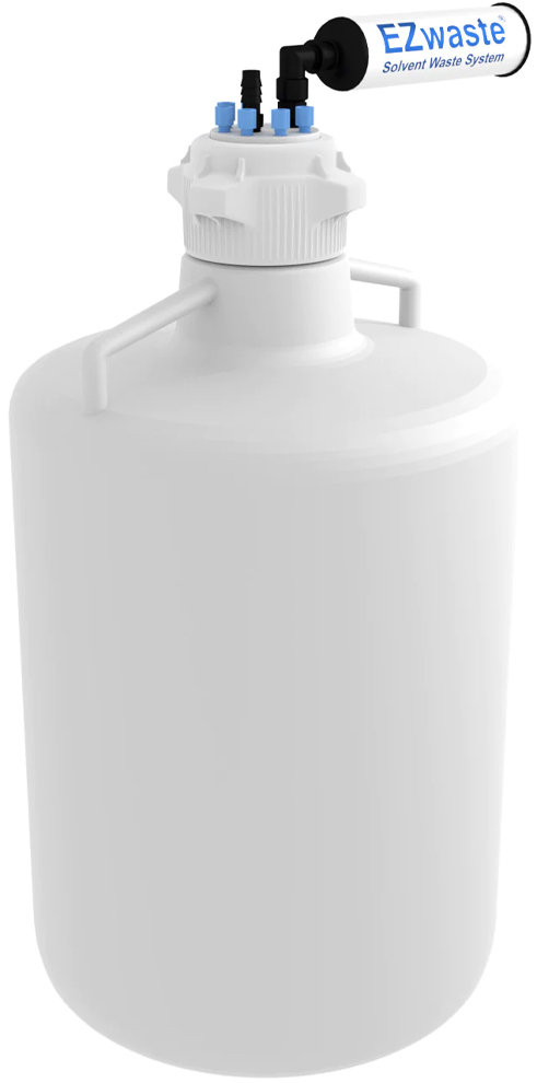 Foxx Life Sciences EZwaste 20L HDPE Round Carboy with 83B VersaCap