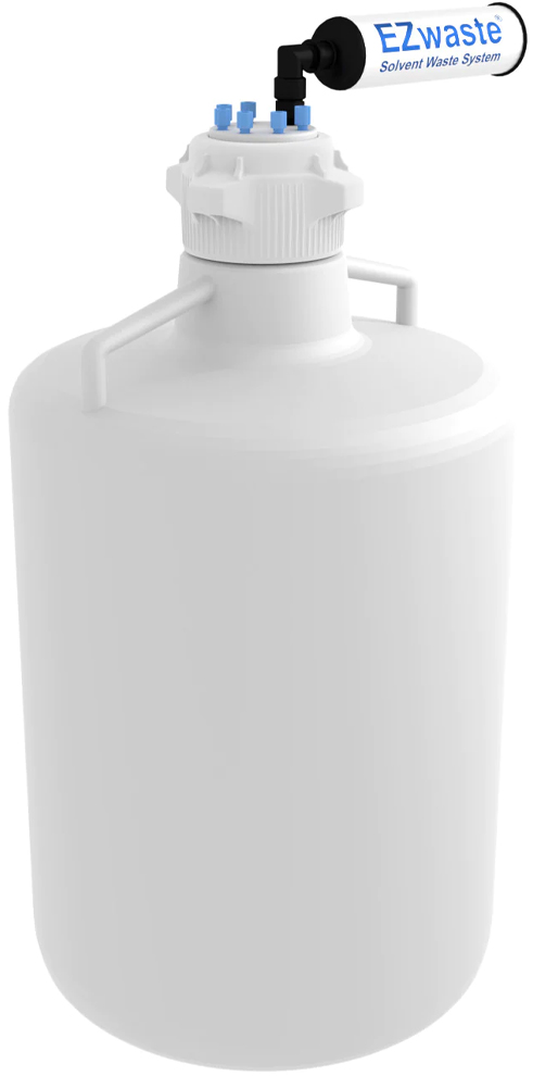 Foxx Life Sciences EZwaste 20L HDPE Round Carboy with 83B VersaCap