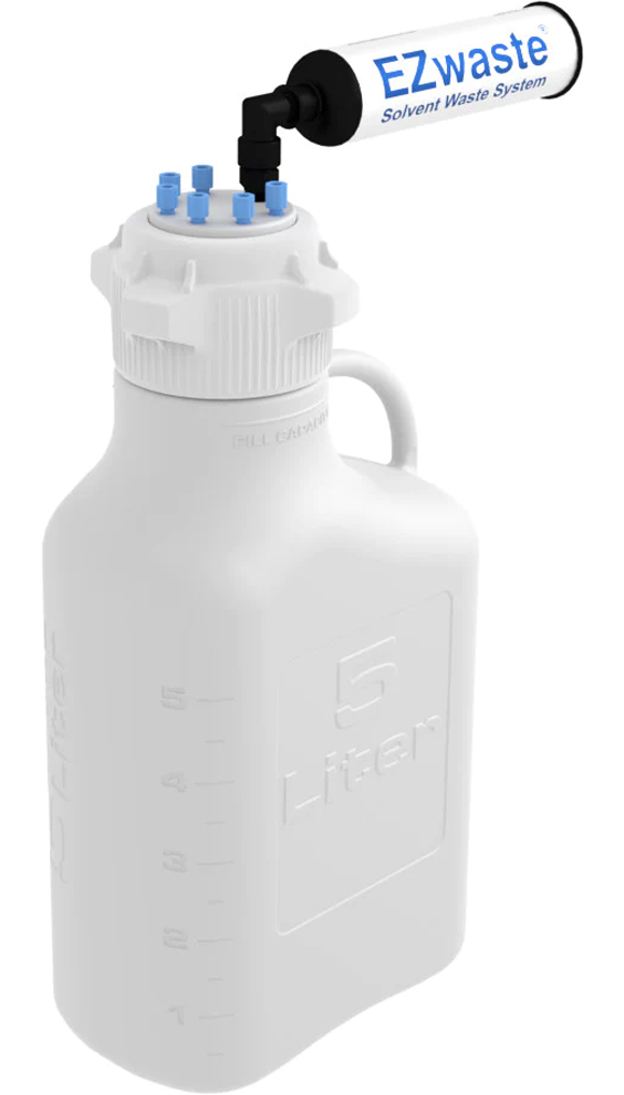Foxx Life Sciences EZwaste HDPE Carboy with 83B VersaCap