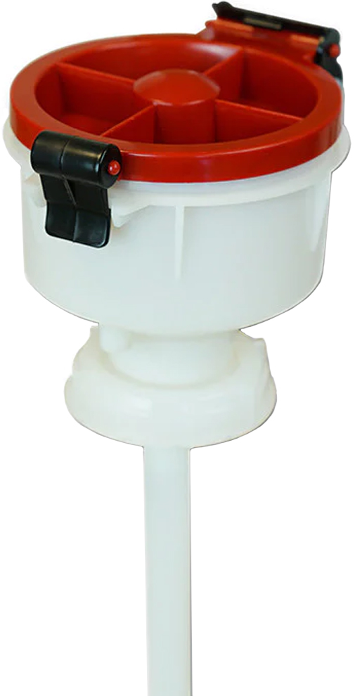 Foxx Life Sciences EZwaste HDPE Safety Funnel with VersaCap