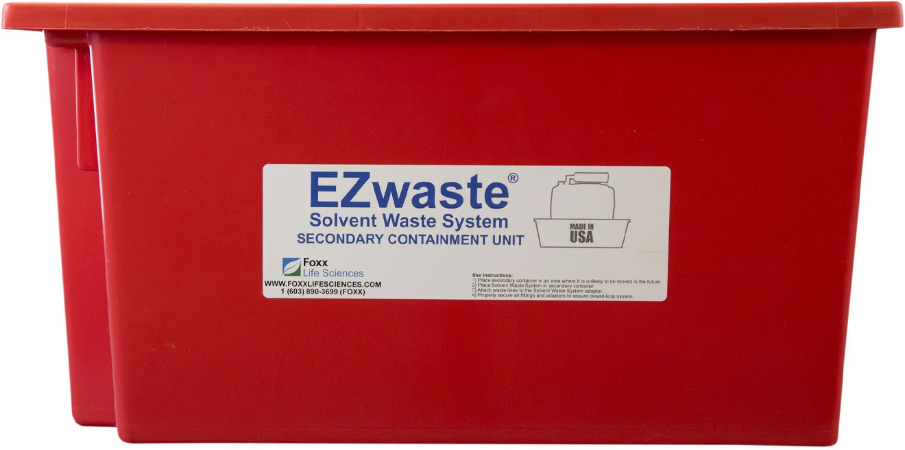Foxx Life Sciences EZwaste Safety Tray Secondary Container