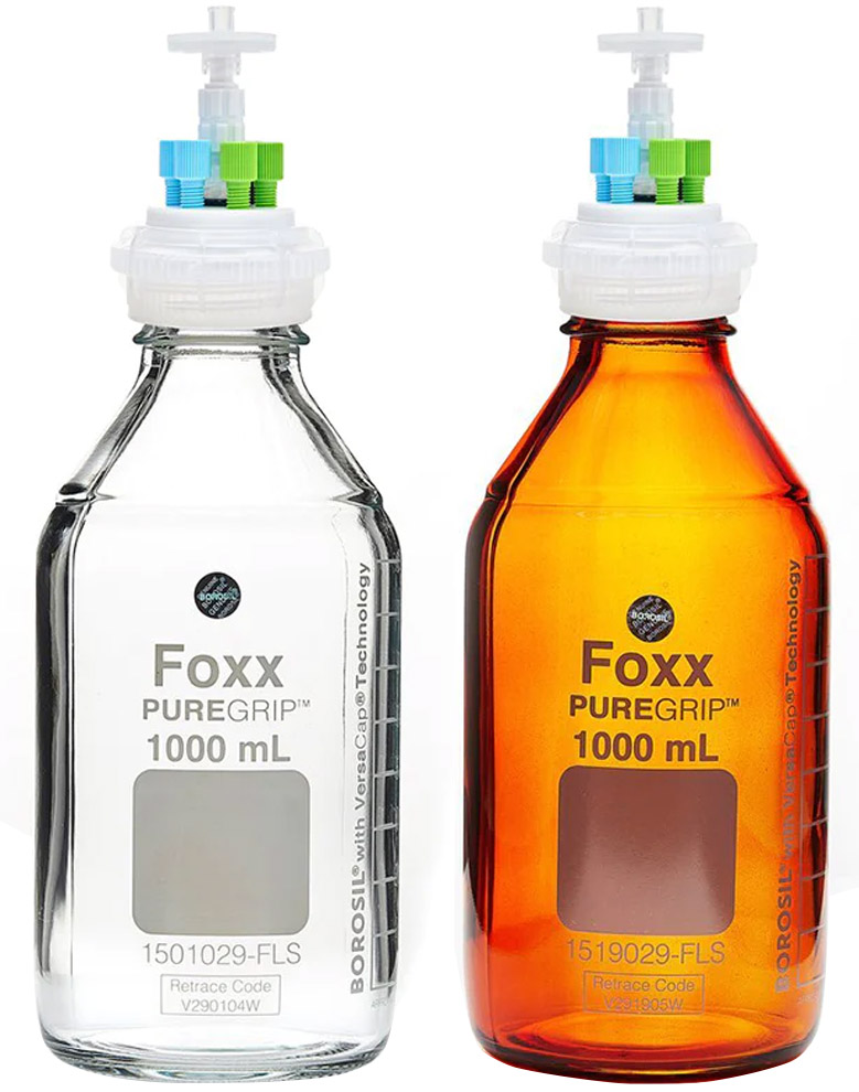 Foxx Life Sciences HPLC Solvent Reservoir Bottle Assembly