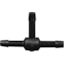 Foxx Life Sciences T Connector Fitting with 1/8in Hose Barbs