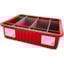 Foxx Life Sciences Vactrap Red Bin with Dividers XXL Version