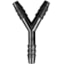 Foxx Life Sciences Y Connector Fitting with 1/4in Hose Barbs