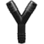 Foxx Life Sciences Y Connector Fitting with 1/2in Hose Barbs