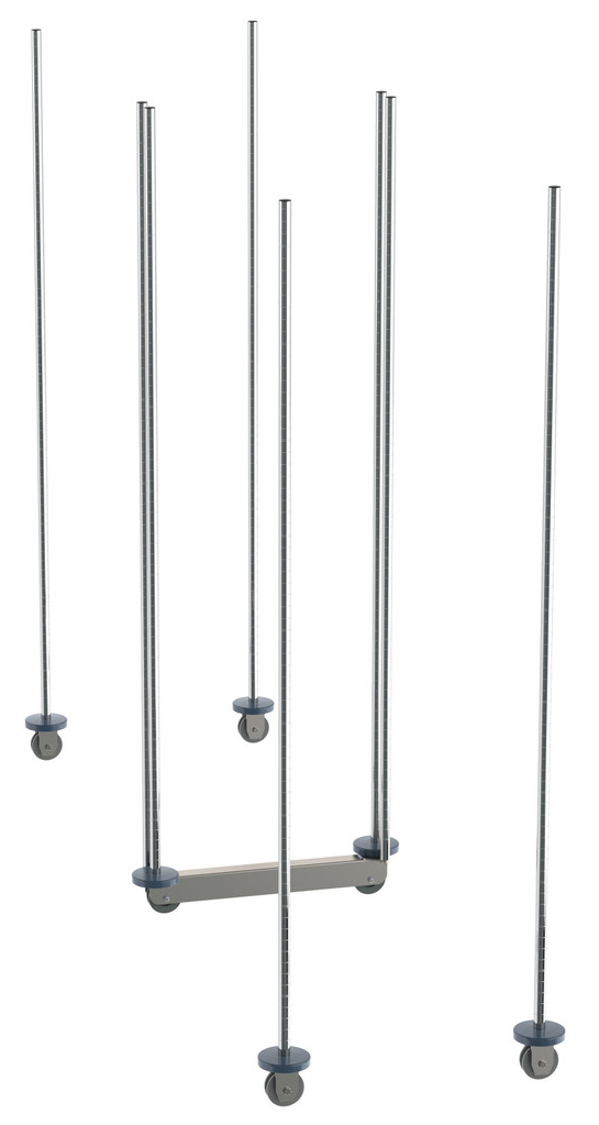 Metro qwikTRAK Double Deep Mobile Unit Kit