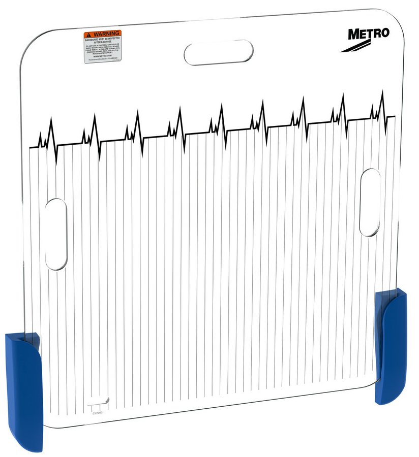 Metro Lifeline/Flexline Backboard with Mounting Kit