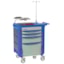 Metro LECCRP4 Lifeline Crash Cart - blue