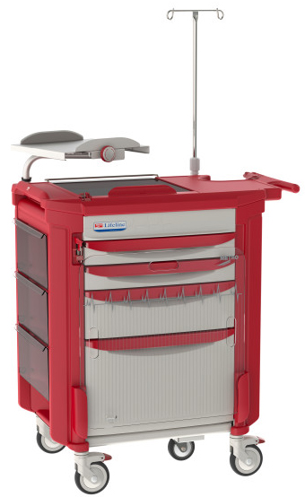 Metro LECCRP4 Lifeline Crash Cart