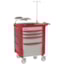 Metro LECCRP4 Lifeline Crash Cart - red