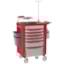 Metro LECCRP6 Lifeline Crash Cart - red
