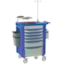 Metro LECCRP6 Lifeline Crash Cart - blue