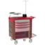Metro LECCRP8 Lifeline Crash Cart - red