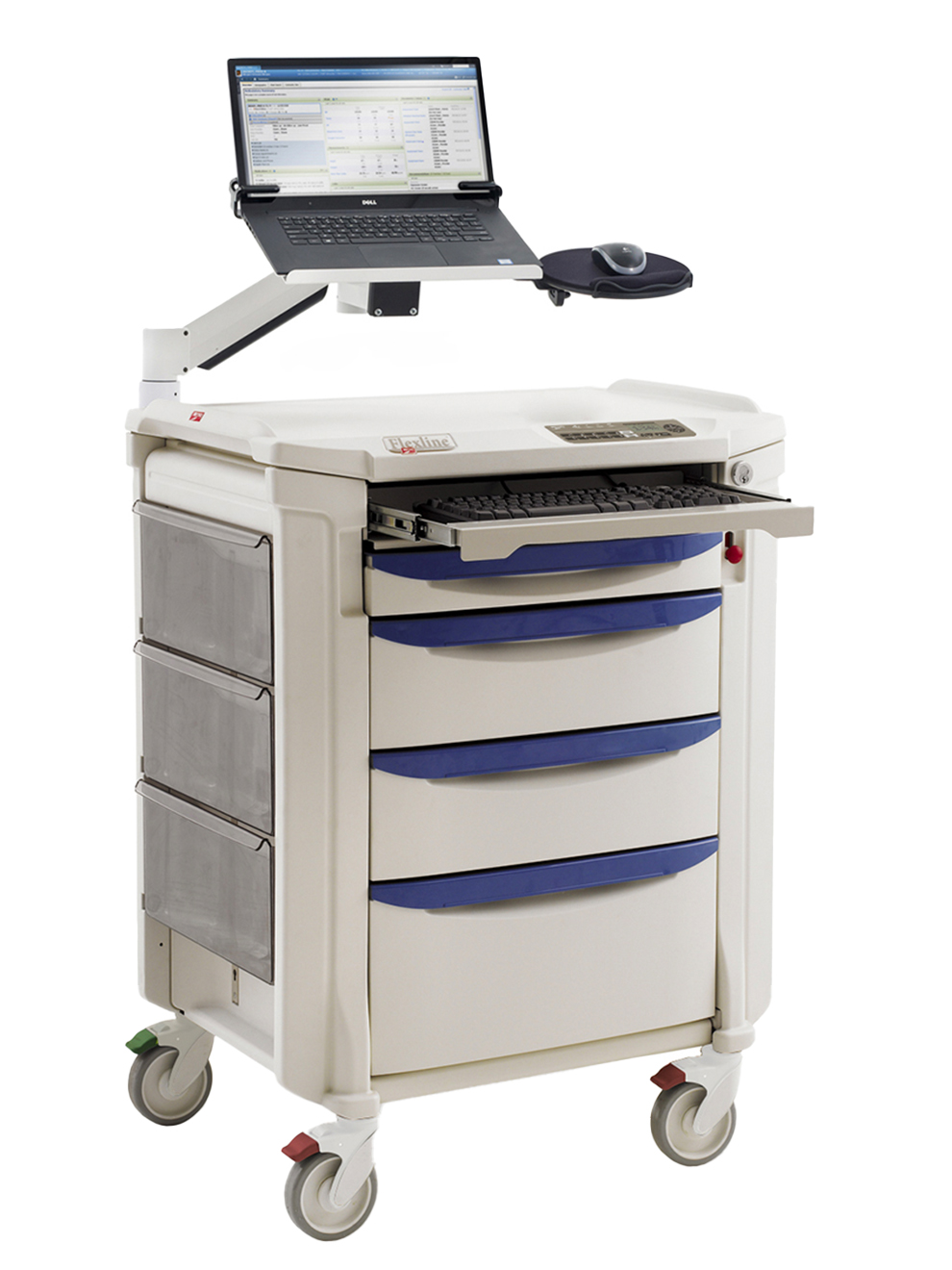 Metro FLXCOM-LT Flexline Computer Ready Cart