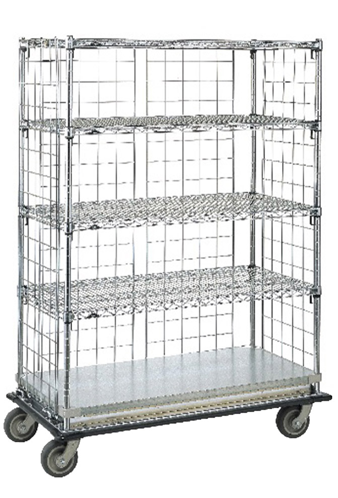Metro Super Adjustable Super Erecta Linen Exchange and Transport Cart