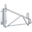 Metro Super Erecta Direct Wall Mount Single Shelf Bracket