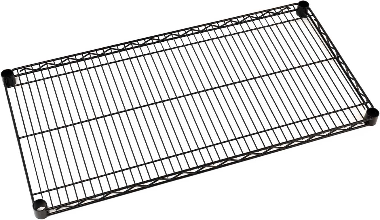 Metro Super Erecta Industrial Wire Shelf with Black Finish