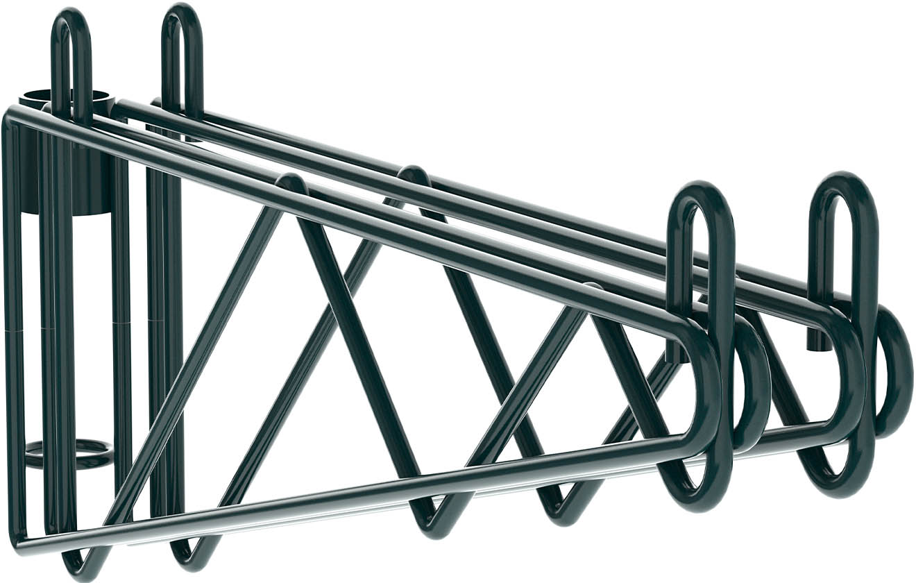 Metro Super Erecta Post-Type Wall Mount Double Shelf Bracket