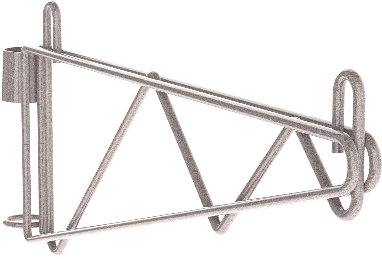 Metro Super Erecta Post-Type Wall Mount Single Shelf Bracket