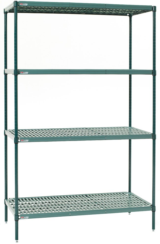 Metro Super Erecta Pro Industrial Wire 4-Shelf Shelving Unit