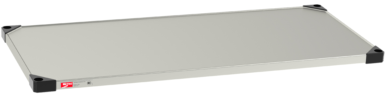 Metro Super Erecta Solid Stainless Steel Shelf