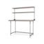 Metro TableWorx Riser with Rear Aligned Solid Shelf