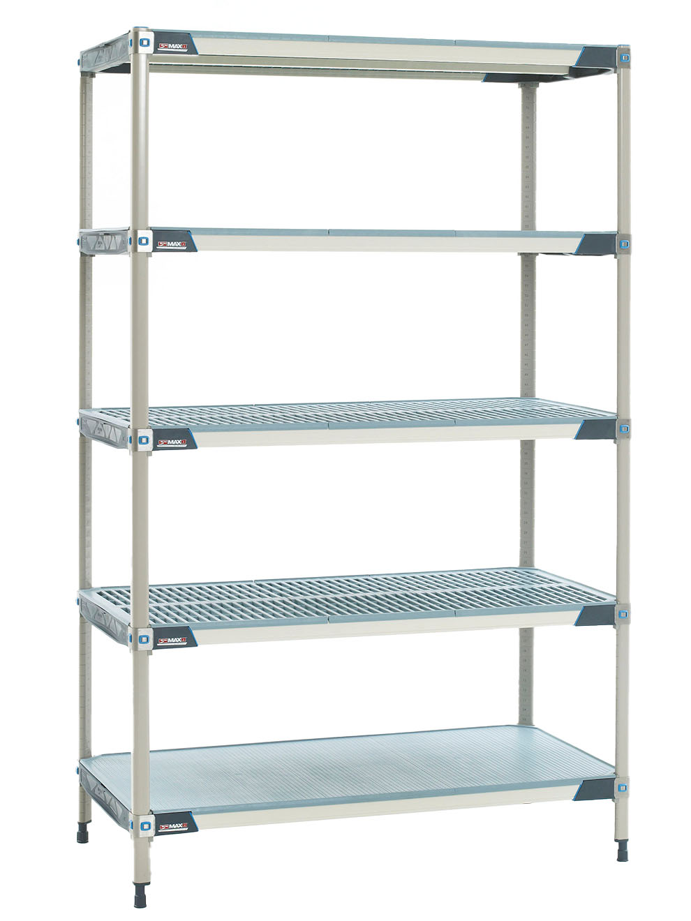 Metro MetroMax i Plastic Industrial 5-Shelf Starter Unit