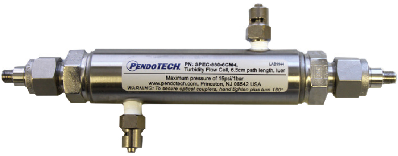 PendoTECH Turbidity and Absorbance Flow Cells
