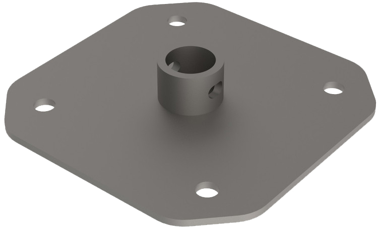 Metro SABP14BR-4PK Seismic Shelving Square Base Plate Kit