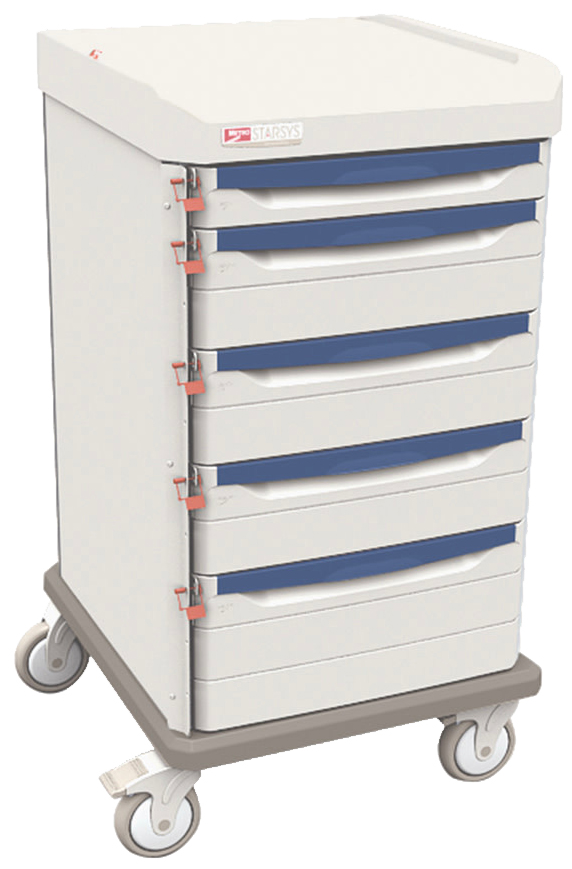 Metro SXRS40CM1 Starsys General Supply Cart with Passive Security