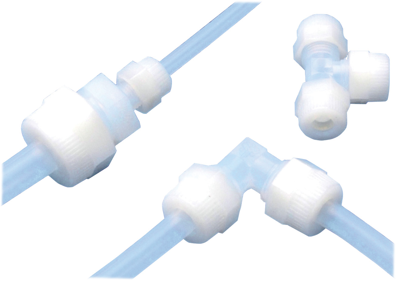 Saint-Gobain PharmaFluor Union Tee Reducer Fitting