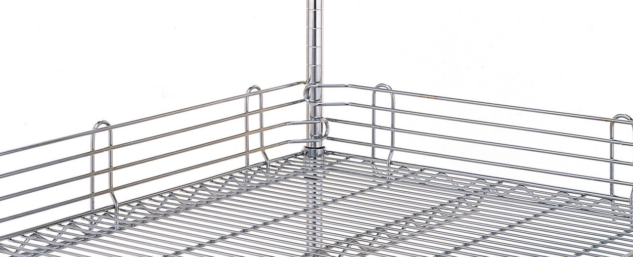 Metro Super Erecta 4in High Stackable Ledge for Wire Shelving