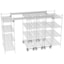 Metro Super Erecta Top-Track Overhead Track Shelving Complete Kit - Chrome wire shelving