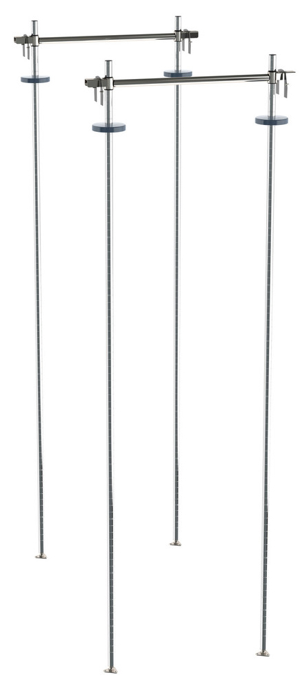 Metro Super Erecta Top-Track Overhead Track Shelving Stationary Intermediate Unit Kit