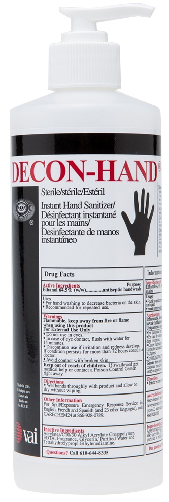 VAI DECON-HAND Disinfectant