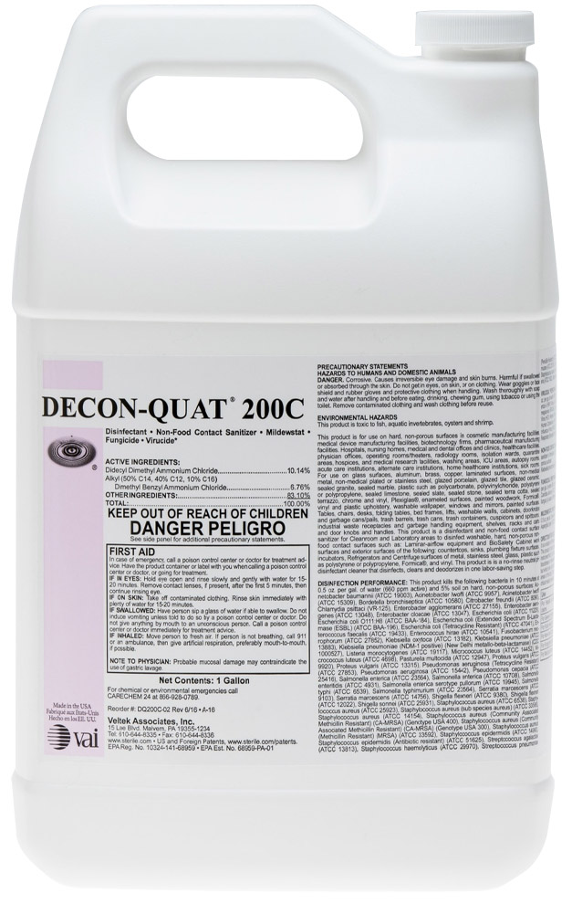 VAI DECON-QUAT 200C Disinfectant