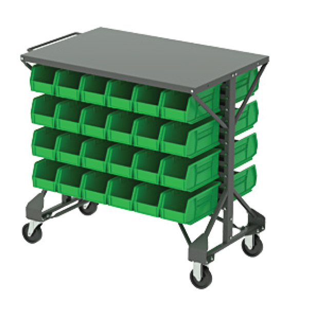 Akro-Mils 30812 Mobile Bin Cart