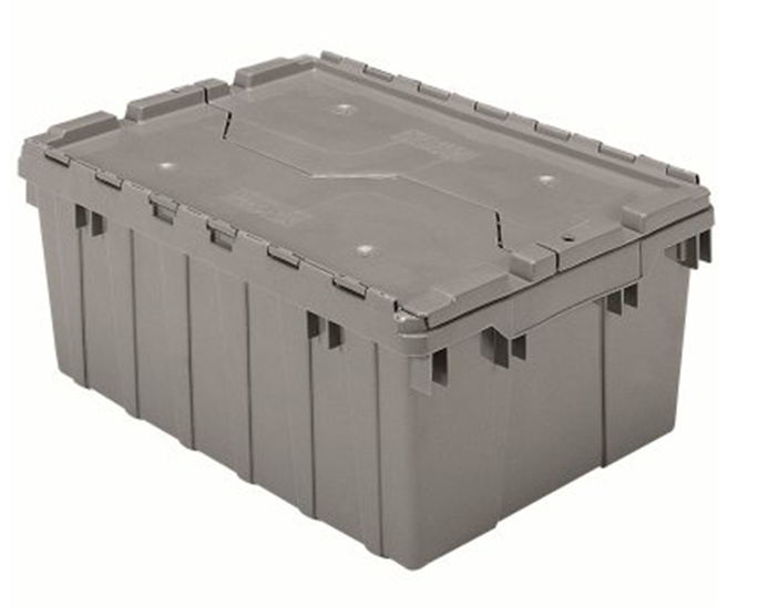 Akro-Mils Attached Lid Container