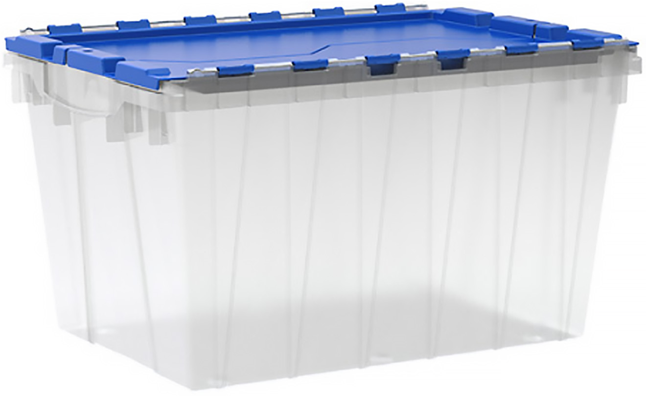 Akro-Mils KeepBox Attached Lid Container