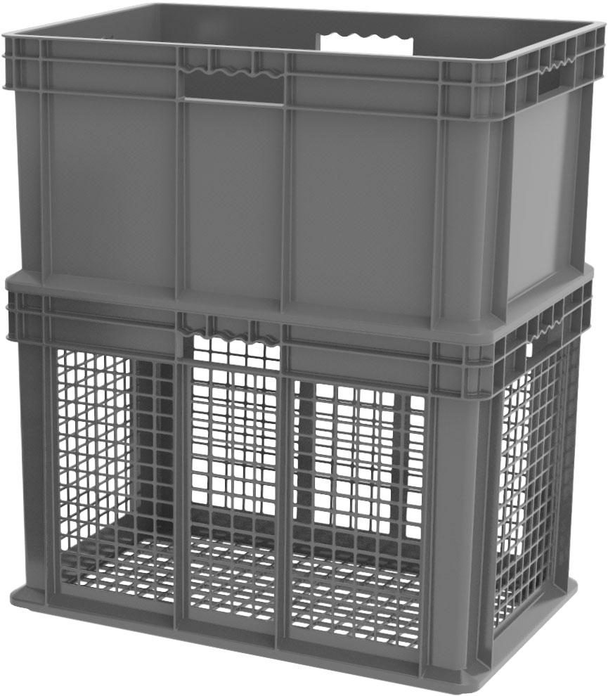 Akro-Mils Straight Wall Container